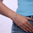 Graceful Vine Silver Bracelet,,hi-res view 2