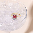 Scarlet Blooms Ruby & Diamond 14KT Ring,,hi-res view 1
