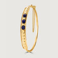 Pyramid Elevation Strip 18KT Lapis Lazuli Bangle,,hi-res view 4