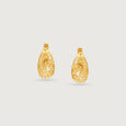Radiant Filigree Gold Hoop Earrings,,hi-res view 5