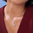 Cheerful Bloom Pearl Silver Pendant,,hi-res view 2