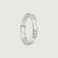Elegant Link Silver Ring,,hi-res view 2