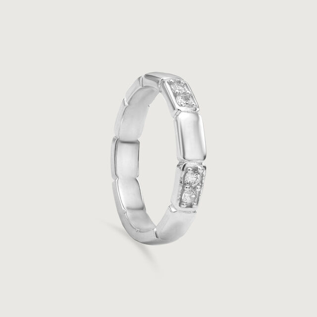 Elegant Link Silver Ring,,hi-res image number null