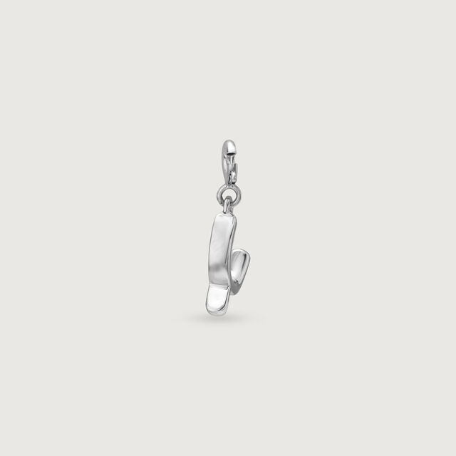 Refined Initial Y Silver Charm,,hi-res image number null