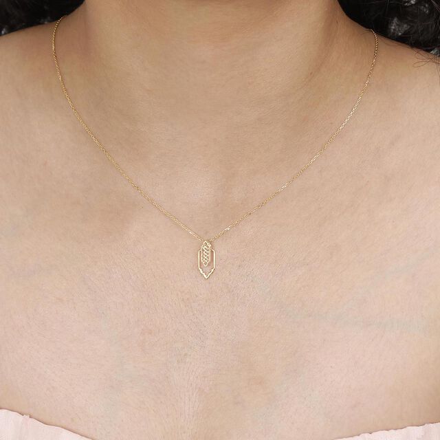 Regal Arch Gold Pendant,,hi-res image number null