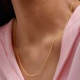 Sleek Twist Gold Chain,,hi-res view 2