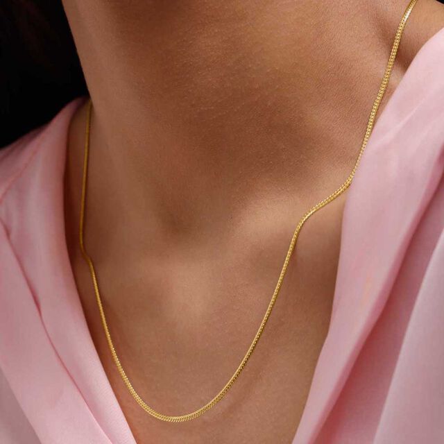 Sleek Twist Gold Chain,,hi-res image number null