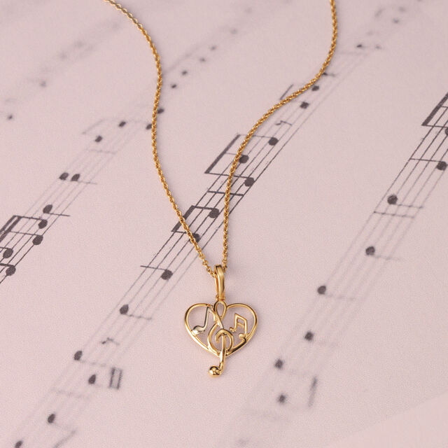 Symphonic Swing 14KT Gold Pendant,,hi-res image number null