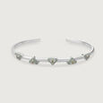 Fresh Gleam Silver Bangle,,hi-res view 3