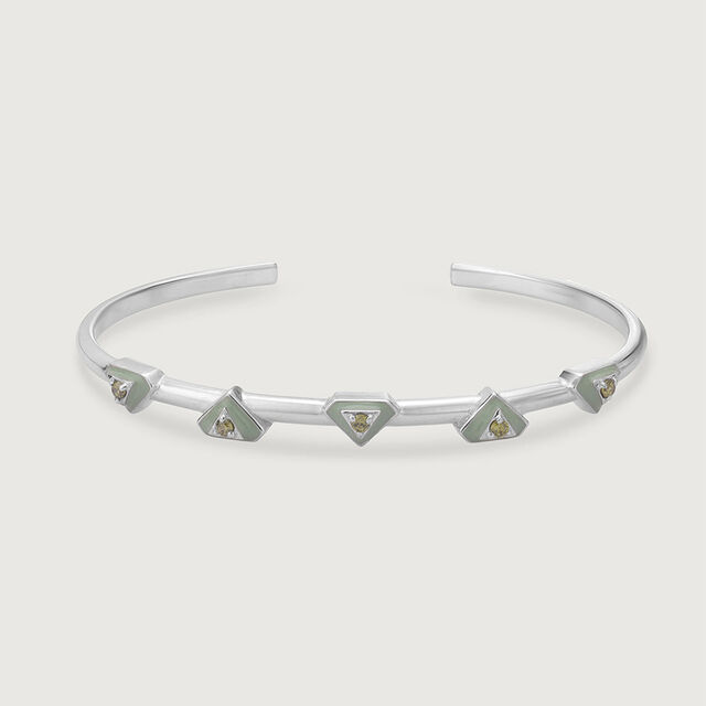 Fresh Gleam Silver Bangle,,hi-res image number null