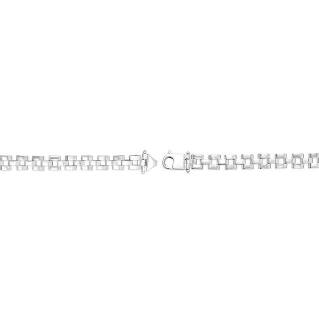 925 Silver Exquisite Modern Bracelet for Men,,hi-res view 4