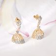 Sparkling Bloom Diamond Jhumka,,hi-res view 1