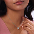 Mosaic Magic Silver Necklace,,hi-res view 2