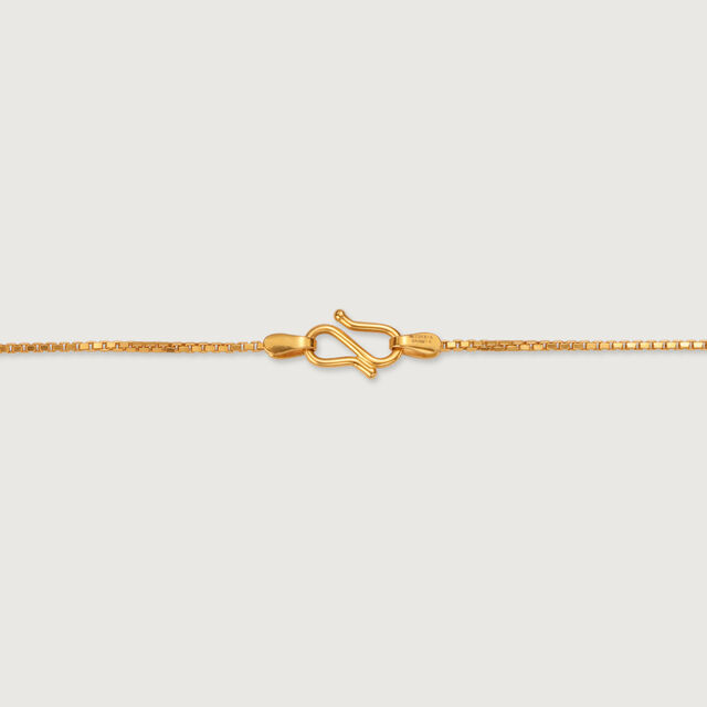 Warli Dreams 22KT Gold Pendant & Chain,,hi-res image number null