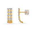14KT Yellow Gold Stud Earrings for the Nonchalant,,hi-res view 1