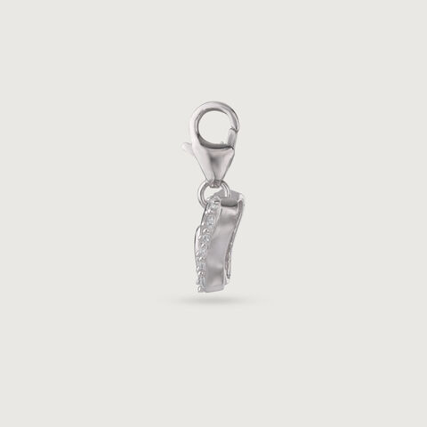 Glitter Pop Silver Charms