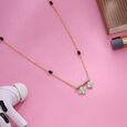 Serene Charm 14 Kt Gold and Diamond Mangalsutra,,hi-res view 1