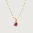 Ruby Rush Diamond & Gold Pendant,,hi-res view 3