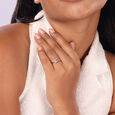 14KT Rose Gold Core Diamond Finger Ring,,hi-res view 1