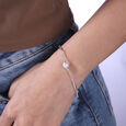 Soft Aura Silver Bracelet,,hi-res view 2