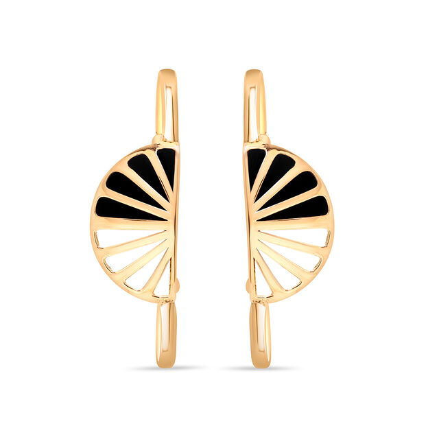 14KT Yellow Gold Sophisticated Stud Earrings,,hi-res view 1
