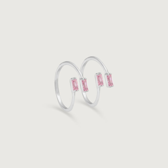 Sweet Spark Silver Toe Rings,,hi-res image number null