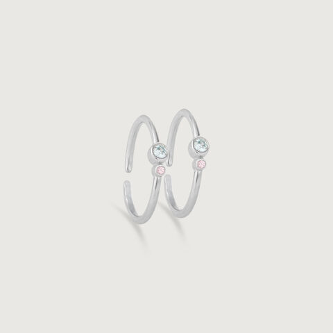 Sweet Aura Silver Toe Rings