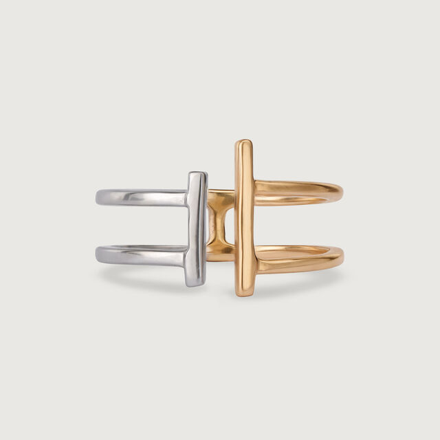 Mia 14KT Yellow And White Gold Finger Ring,,hi-res image number null