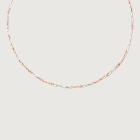 Sleek Interwoven Omega Gold Chain