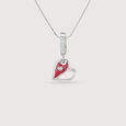 Cheerful Heart Silver Pendant,,hi-res view 3