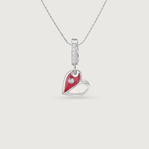 Cheerful Heart Silver Pendant
