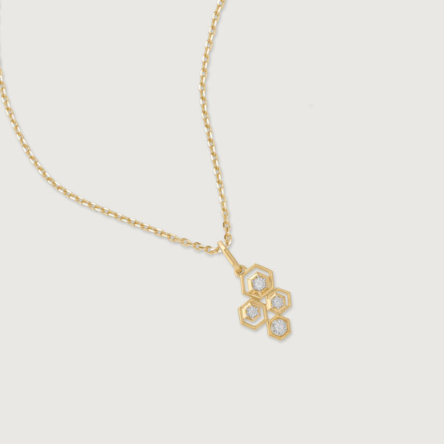 Honeycomb Radiance Diamond Pendant,,hi-res image number null