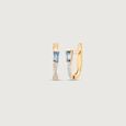 Cool Poise Diamond Hoop Earrings,,hi-res view 4