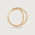 Meteor Trail 14KT Diamond Finger Ring,,hi-res view 6