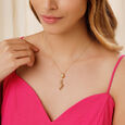 Sunset Serenade 14KT Diamond Modular Necklace,,hi-res view 3