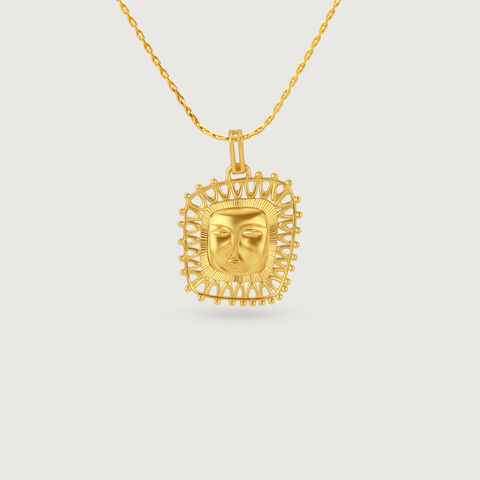 Sacred Sun Gold Pendant