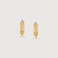 Versatile Radiant Gold Hoop Earrings,,hi-res view 4