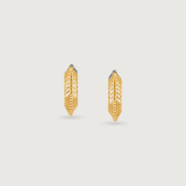 Versatile Radiant Gold Hoop Earrings,,hi-res image number null