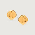 Square Sensation 18KT Gold Stud Earrings,,hi-res view 3