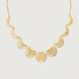 Golden Ray Diamond Necklace,,hi-res view 3