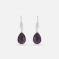 Twilight Sparkle Silver Hoop Earrings,,hi-res view 3