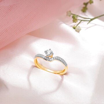 Radiant Fusion Solitaire Finger Ring