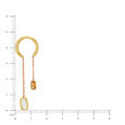 14KT Yellow Gold Drop Earrings,,hi-res view 4