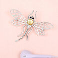 Enchanted Dragonfly Silver Brooch,,hi-res view 1