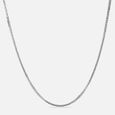 Sleek Minimalist Silver Chain,,hi-res view 3