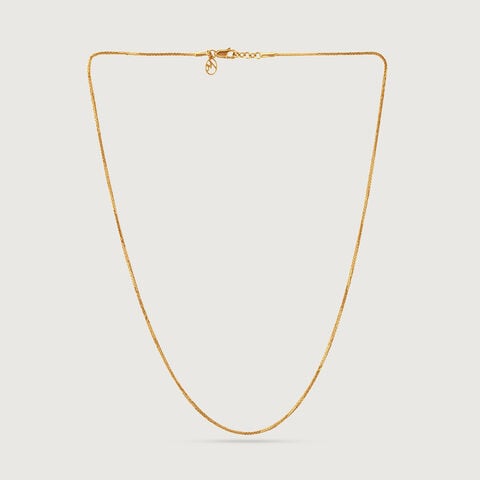 Twisted Fluid Gold Chain