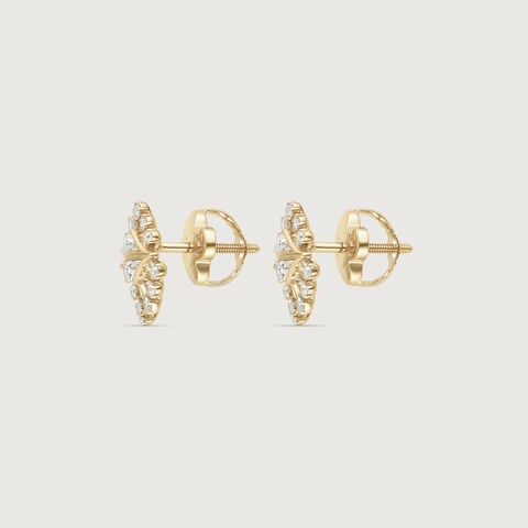 Geometric Aura Diamond Earrings