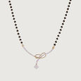 Timeless Knot Gold and Diamond Mangalsutra,,hi-res view 3
