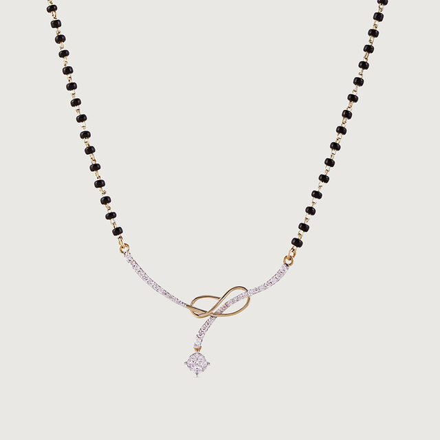 Timeless Knot Gold and Diamond Mangalsutra,,hi-res image number null