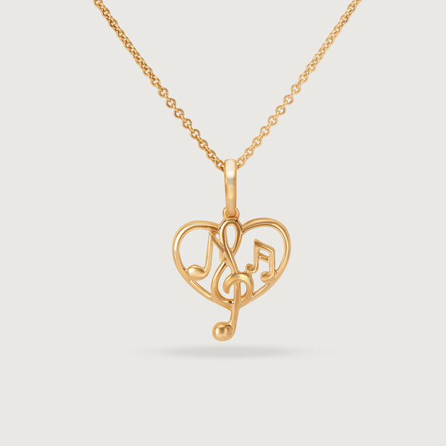 Symphonic Swing 14KT Gold Pendant,,hi-res image number null